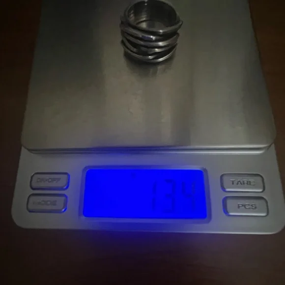 Artisan Modern Wide Chunky Sterling Silver Band Ring Solid Size 9 - Picture 16 of 16